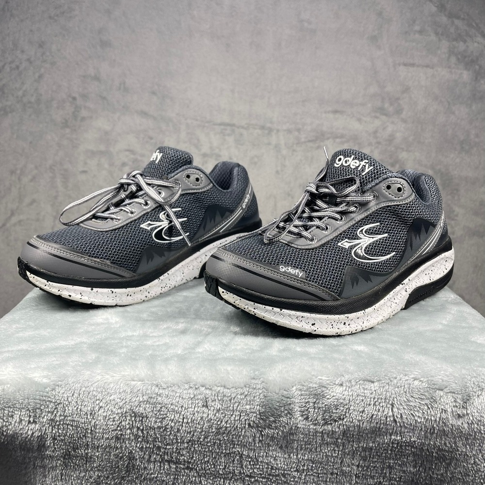 Gravity Defyer G-Defy Ion Mens Size 10 Grey Black VersoShock Sneakers - Picture 2 of 10